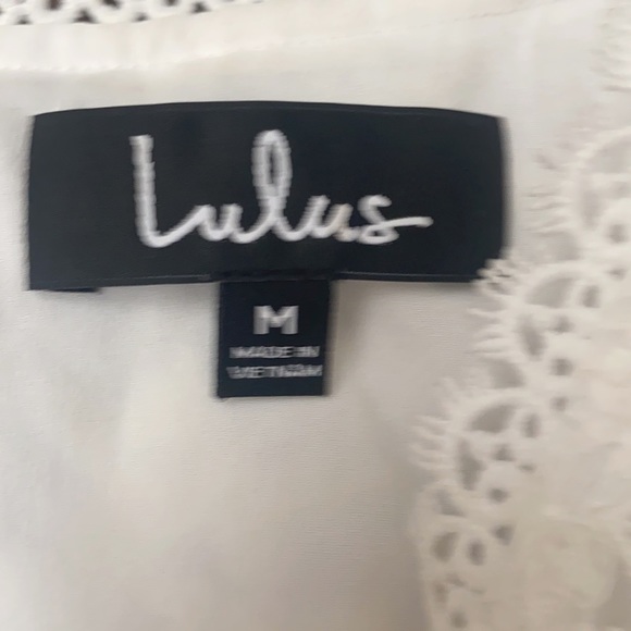 White lace tiered dress from this season of Lulu’s - Picture 2 of 4